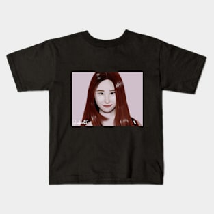 ITZY CHAERYEONG ART PRINT (FAN ART) Kids T-Shirt